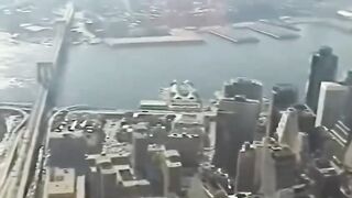 Helicopter footage of September 11, 2001 that was originally broadcasted in 2011 has been re-released.