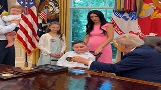 President Trump Surprises a Beautiful Family for ‘Make-A-Wish’. God Bless Trump