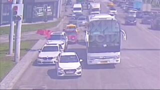 Poor Guy already in a Wheelchair is not seen by Bus Driver...