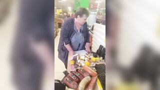 Shoplifter of the Year: How did she fit all this in a bag?