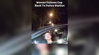 Absolute Psycho follows Cop to the Police Station (Classic)