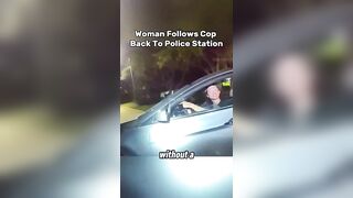 Absolute Psycho follows Cop to the Police Station (Classic)