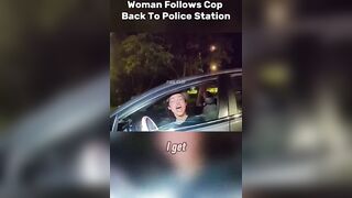 Absolute Psycho follows Cop to the Police Station (Classic)