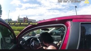 Insane Karen Busted by Cop Fights Bottom less....