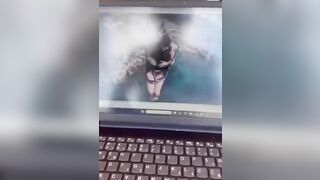 (Pics Added) A 19 Year Old girl parasailing panicked and took off her safety equipment to jump. Bad Idea
