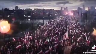 WOW: 300,000 Polish Patriots on the Streets to Declare Poland is a CHRISTIAN country.