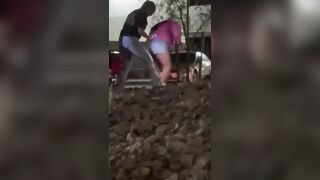 No! Man lights Firework right under Girl's A*s by Accident