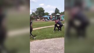 2 women shot while trying to break up fight at Koeneman Park