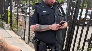 NYPD is about to have one less officer on the force...