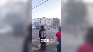 Woman so Drunk Doing Donuts at Street Takeover Mob of Spectators Rescue her Traumatized Kids from Car