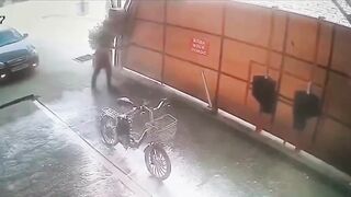 I don't think the Bike likes him as much as he likes the bike
