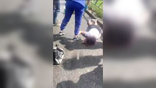Gosh...Woman on her Way to Work is Blasted by Car...(with Aftermath)