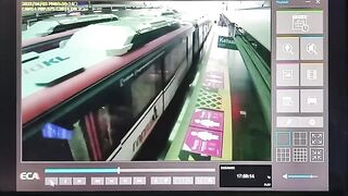 Confused Man falls at a Terrible Time