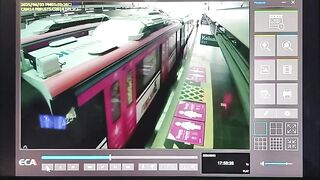 Confused Man falls at a Terrible Time