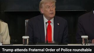 King Trump asked about Elon's claims at FOP roundtable