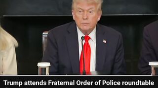 King Trump asked about Elon's claims at FOP roundtable