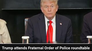King Trump asked about Elon's claims at FOP roundtable