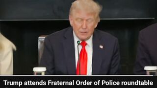 King Trump asked about Elon's claims at FOP roundtable
