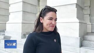 AOC Weighs in on Trump and Musk Cat Fight.