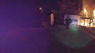 Epic Video of Police saving Kennel of Dogs from Certain Death. Indiana, USA