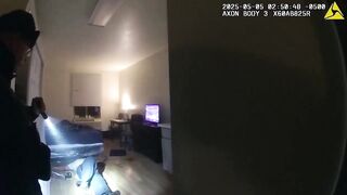 Chicago USA. Fellow Police takes out Man attacking Sargent with a Knife (several angles)