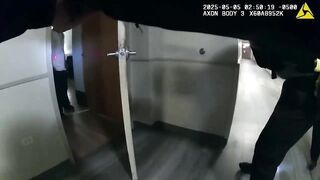 Chicago USA. Fellow Police takes out Man attacking Sargent with a Knife (several angles)