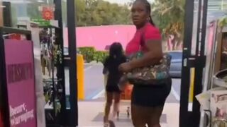 Mom literally teaches Daughter how to Steal then pulls Gun