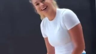 Gosh, White Blonde with a Booty of a Black Woman