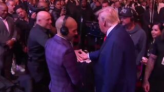 President Trump Receives a Rock Star Welcome at UFC 316 last night w/out Elon Musk there
