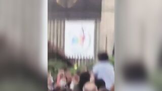Different Angle of Point Blank Headshot of Colombia Presidential Candidate