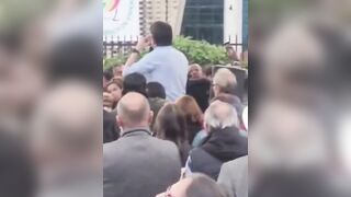 Different Angle of Point Blank Headshot of Colombia Presidential Candidate
