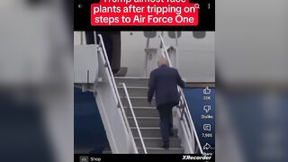 Old Man Can Barely Walk Up Stairs