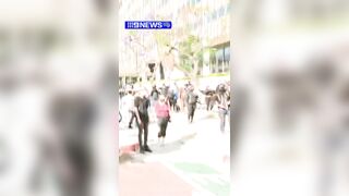The Moment a Reporter Calling the LA Riots a "Protest" is Shot..