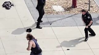 WOW: Guy Takes on 3 Weak Woke Cops and Beats Them with Ease.