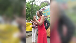 A Chubby Looking AOC is out there Trying to Still be Relevant.