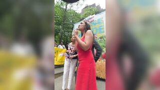 A Chubby Looking AOC is out there Trying to Still be Relevant.