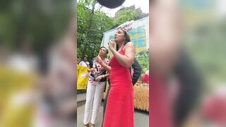 A Chubby Looking AOC is out there Trying to Still be Relevant.