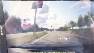27 Year Old Biker never Stops right into Metal Pole on the Highway