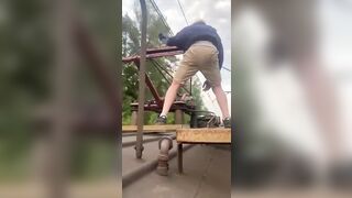 Dumbest Train Surfer yet, this Kid tries to get Electrocuted to Death