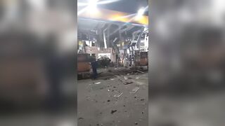 Explosion at Gas Station in Brazil resembles a Missile attack