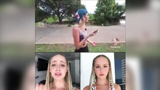 Influencer Natalie Reynolds Pays Woman who Can’t Swim $20 to jump in Lake then Runs Away