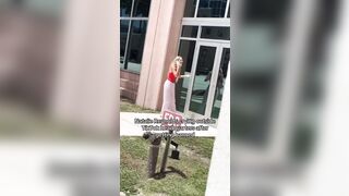 TikToker Natalie Reynolds Crying & Shouting Outside of TikTok Headquarters for Being Banned.