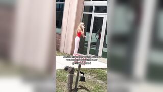 TikToker Natalie Reynolds Crying & Shouting Outside of TikTok Headquarters for Being Banned.