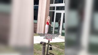 TikToker Natalie Reynolds Crying & Shouting Outside of TikTok Headquarters for Being Banned.