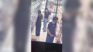 Total Pervert caught by Store Security Cameras with Asian Girls