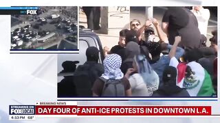 Mysterious Face Shield Masks Handed Out To Anti-ICE Protesters Raises Questions