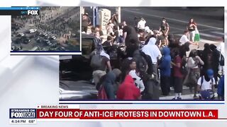 Mysterious Face Shield Masks Handed Out To Anti-ICE Protesters Raises Questions