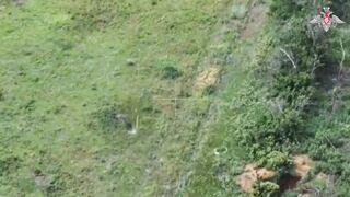 Ukrainian Buggy completely Blown to Bits sends Bodies Everywhere