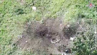 Ukrainian Buggy completely Blown to Bits sends Bodies Everywhere