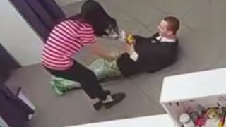 Man Lost his Mind, Dressed as a Fish comes in and Orders Food.